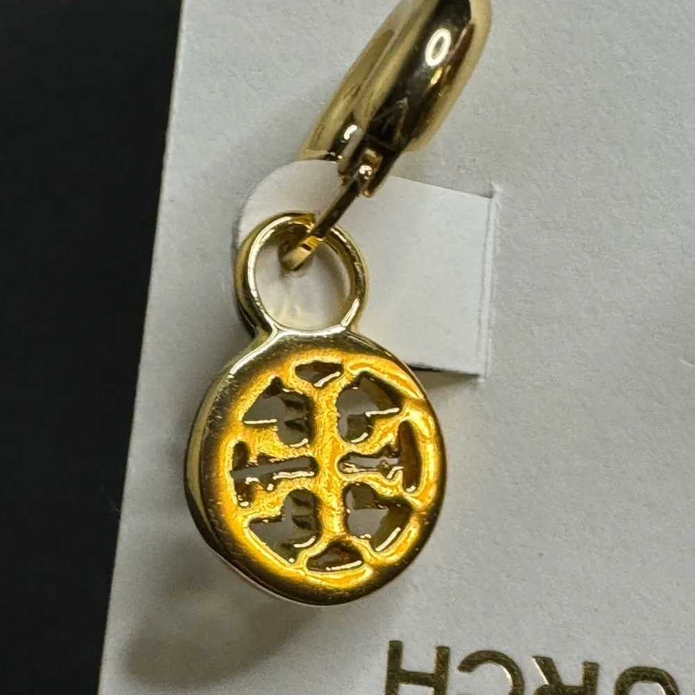 Tory Burch Gold and Silver Dangle Earrings